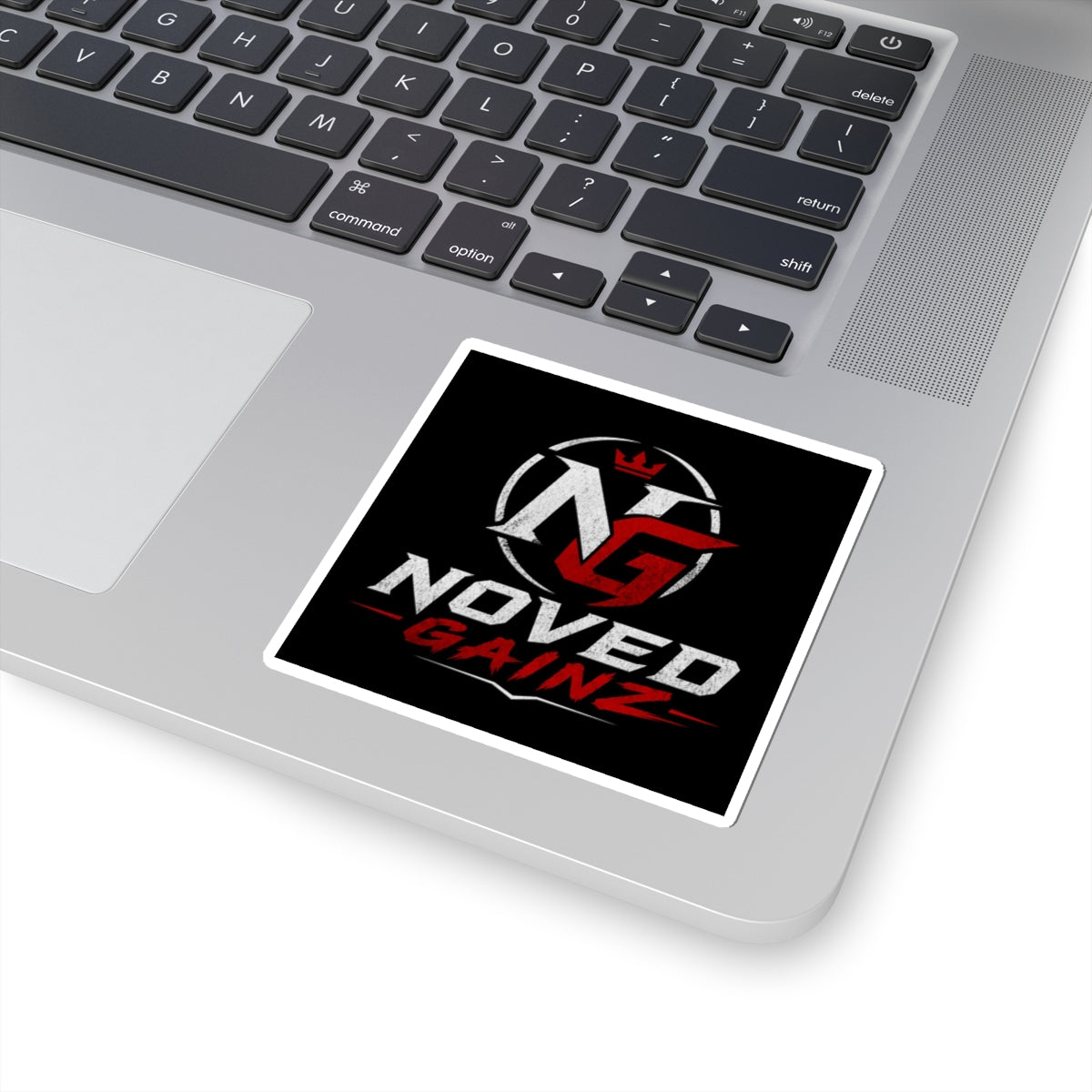 Sticker — Noved Gainz Gym Logo Kiss-Cut Sticker (Fitness/Workout)